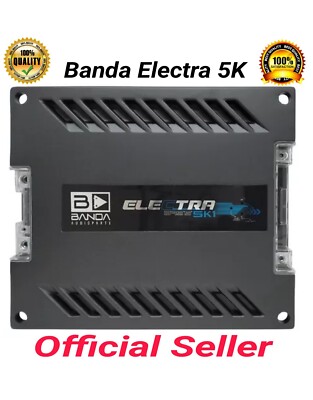 Banda Electra Bass 5K1 - 1 Ohm Verstärker Digital 5000 Watt RMS Band Audioparts