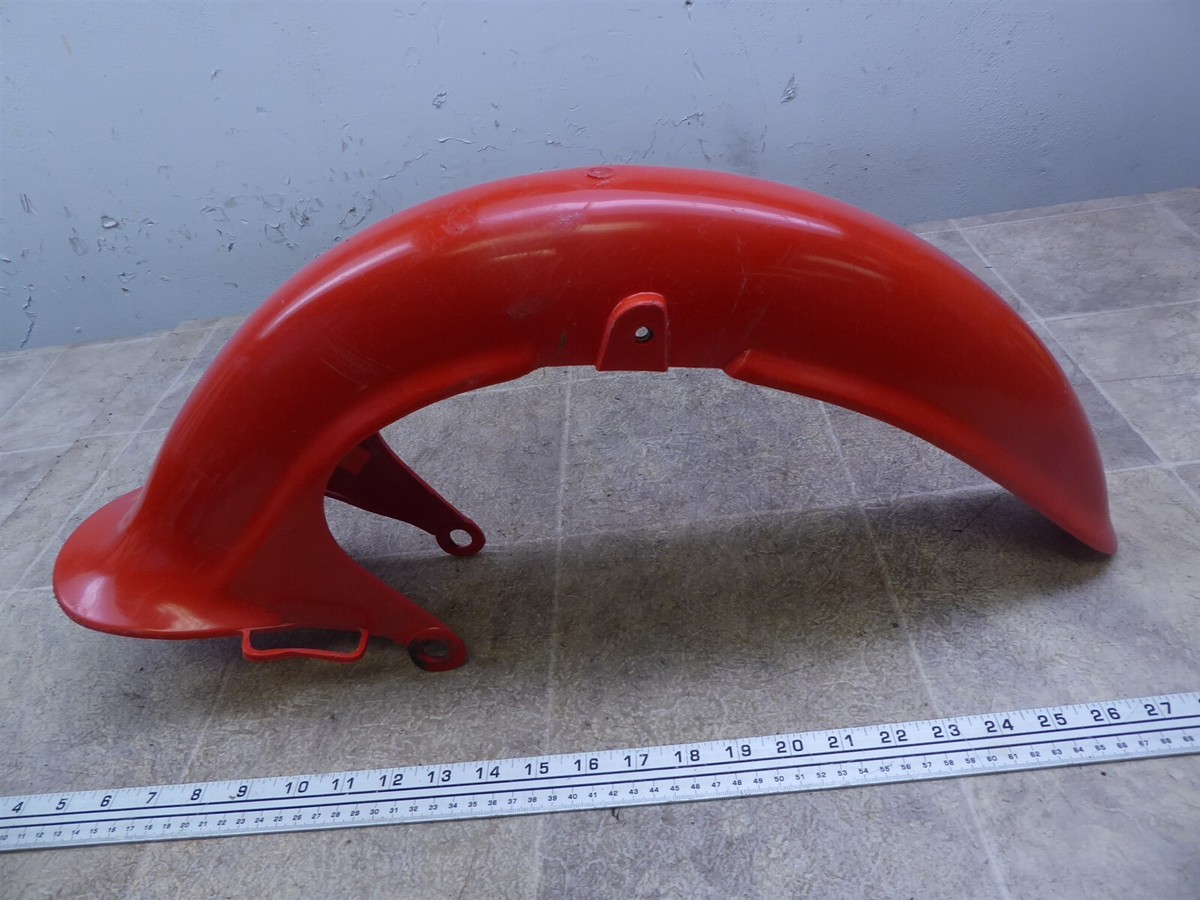 1982 Honda C70 passport H1735) red plastic front fender guard
