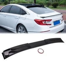 Rear Roof Window Windshield Spoiler Visor Wing Deflector Fit 2018-22 Accord 4Dr