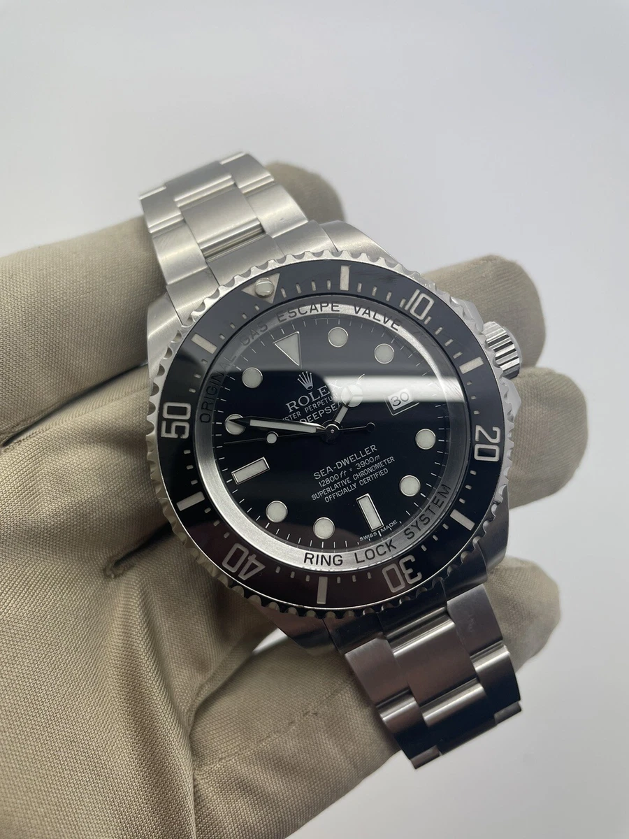 2012 Rolex Sea Dweller Deepsea Stainless Steel 44mm Black Ceramic G 116660 B P