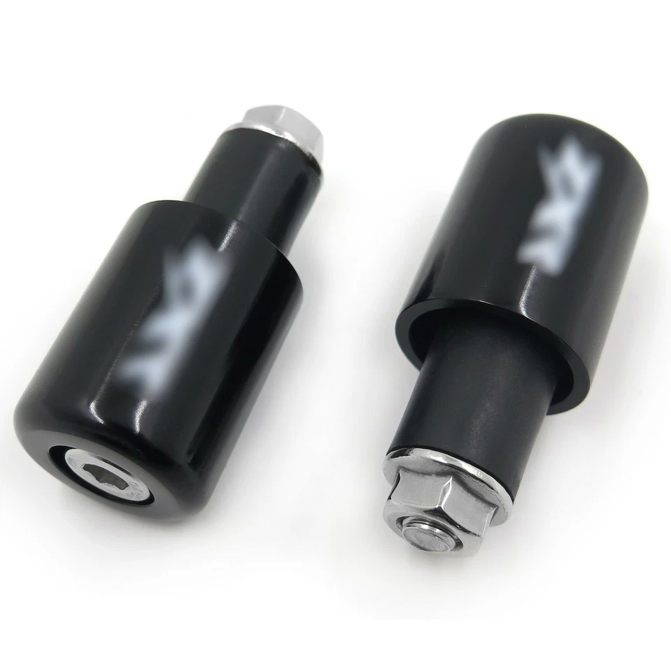 Extremos de barra "ZXR" goma negra para Kawasaki Ninja ZX7R 1996-2003 / 99-00 ZRX1100 Foto 3 de 4