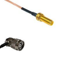 RG316 RP-SMA Female Long to RP-TNC Male Angle RF Cable Rapid-SHIP LOT