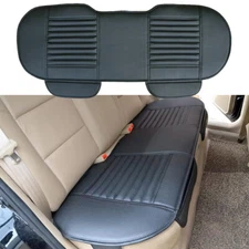 Car Back Seat Cover Breathable PU Leather Rear Seat Cushion Protector Universal