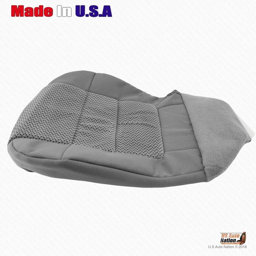 2000 to 2003 Ford F150 XLT Driver Bottom Cloth Seat Cover Dark Graphite "Gray" - Picture 4 of 8