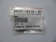 LOT OF 5 HP INDIGO MRO-0118-01 O-RING ID 18.72 W 2.62