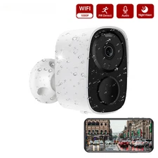 Wireless Outdoor Wifi Solar Camera 4MP PIR Human Detection CCTV Security Cameras