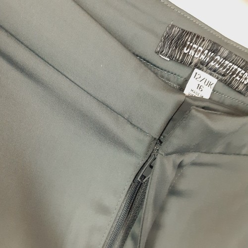 Urban Outfitters Size 16 Womens Dark Grey Thick Satin Type Casual Dress Pants - Picture 10 of 17