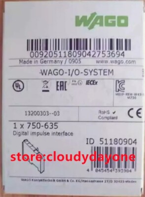 750-635 New WAGO 750-635 Digital Impulse Interface Module 750-635