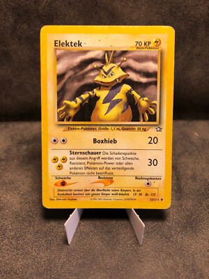 Elektek 33/111   Neo Genesis   GD Good   Pokemon Karte