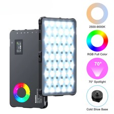 70  Spotlight RGB Video Light LED Camera Light with 4000mAh Rechargable Battery