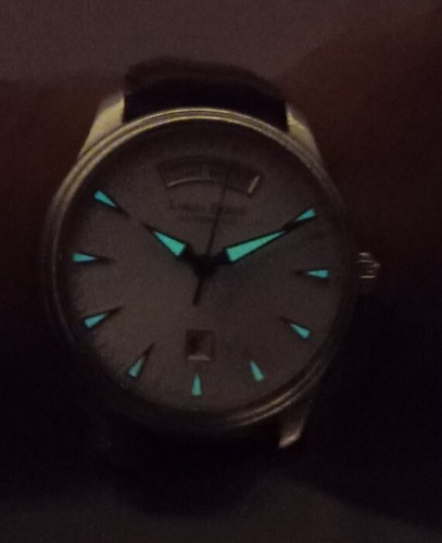 Louis Erard watch, very rare, automatic, with leather strap - Picture 10 of 17
