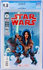Star Wars #19 CGC 9.8 1st Aayla Secura App & Quinlan Vos Cover NM/MT Dark Horse