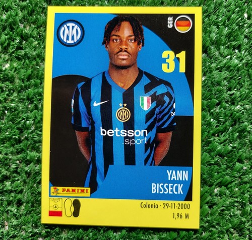 FIGURINA CALCIATORI PANINI 2024/25 INTER N°224 BISSECK ALBUM 2025 ⚽️