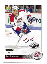 ERIC DESJARDINS 1992-93 UPPER DECK CARD NM-MT CONDITION