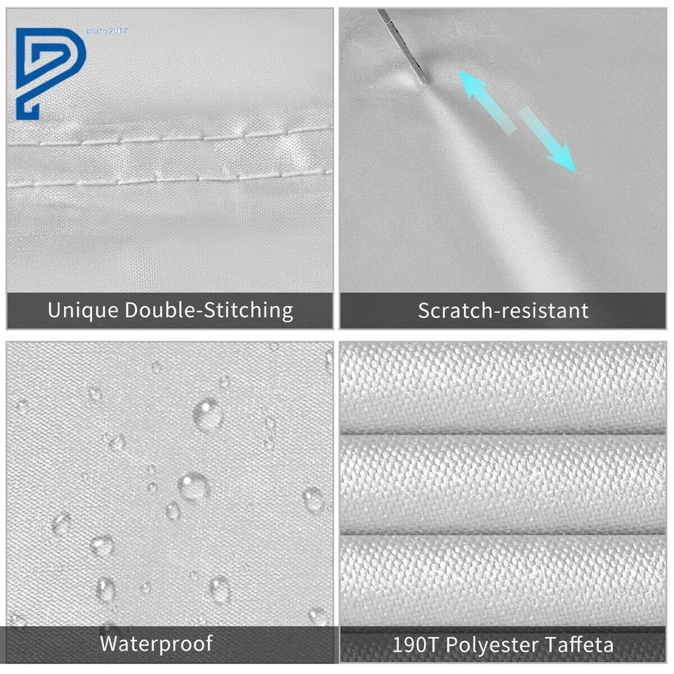 Cubierta Completa para Camioneta Exterior Transpirable Impermeable UV Sol Lluvia Resistente al Calor Foto 4 de 4