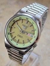 Vintage Seiko 5 Automatic Watch Mens Watch 21 Jewels