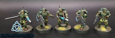 USA Duty Paid Painted Kasrkin team Kill Team Cadian Astra Militarum WH40K
