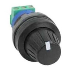 1pk ABB MT-110B Potentiometer Knob with Resistor 10 kOhms Black Knob Black