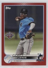 2022 Topps Pro Debut Red 9/10 Ian Lewis #PD-147 ms9