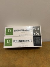 Rembrandt Deeply White Peroxide Whitening Toothpaste, Peppermint Flavor 2 Pack