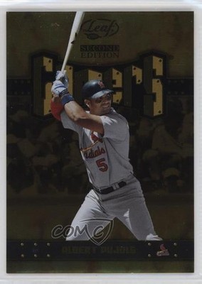 2004 Leaf Second Edition Gamers Albert Pujols #G-1 g9j