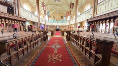 FOTO ST JAMES CHURCH POOLE CHURCH. UMGEBAUT 1819-21. VON JOHN KENT VON SOUTHAMPT