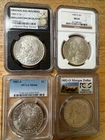 NGC PCGS Morgan Dollar $1 Silver Coins 1880-1900 MS64 Uncirculated Lot