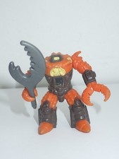 Figurine vintage Battle Beasts Dragonautes - Crusty Crab avec arme (C755)
