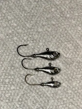 Ultra Minnow Jig Head Bucktail Walleye Striper Hook Lure Bait   FREE SHIPPING