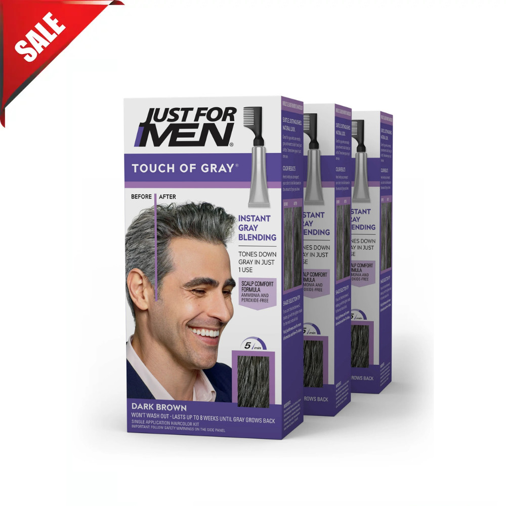 With Comb Applicator, T-45 Dark Brown, 3pk