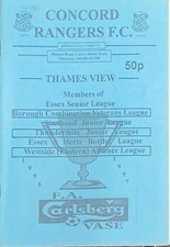 Concord Rangers V Whitstable Town - 1996/97 FA Vase 4R - 11th January 1997