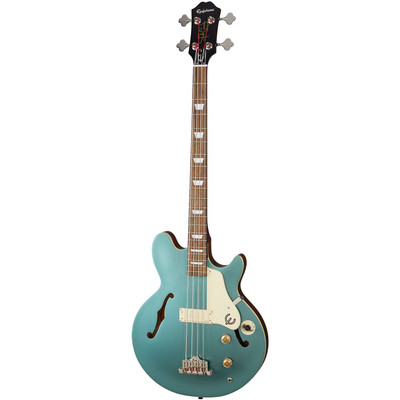 E-Bass Epiphone Jack Casady Signature Faded Pelham Blue E Bass Bassgitarre NEU