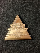 Masonic Coin Grand Master Ben O'Brien 1998 Grand Council Royal And Select Master