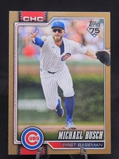 2026 Topps Michael Busch Gold  1443/2026 #348 Cubs