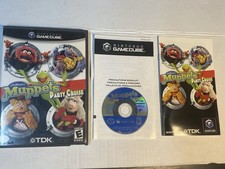 NINTENDO GAMECUBE JIM HENSONS MUPPETS PARTY CRUISE CIB! TESTED & WORKS! EX/EX+
