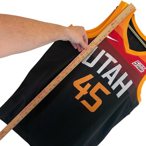 Nike NBA SW 20-21 Utah Jazz 45 Mitchell City Jersey Black CN1800-011 48 Large - Picture 11 of 12