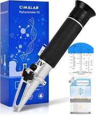 Refractómetro refrigerante anticongelante 4 en 1 DEF probador de refrigerante automático etilenglicol
