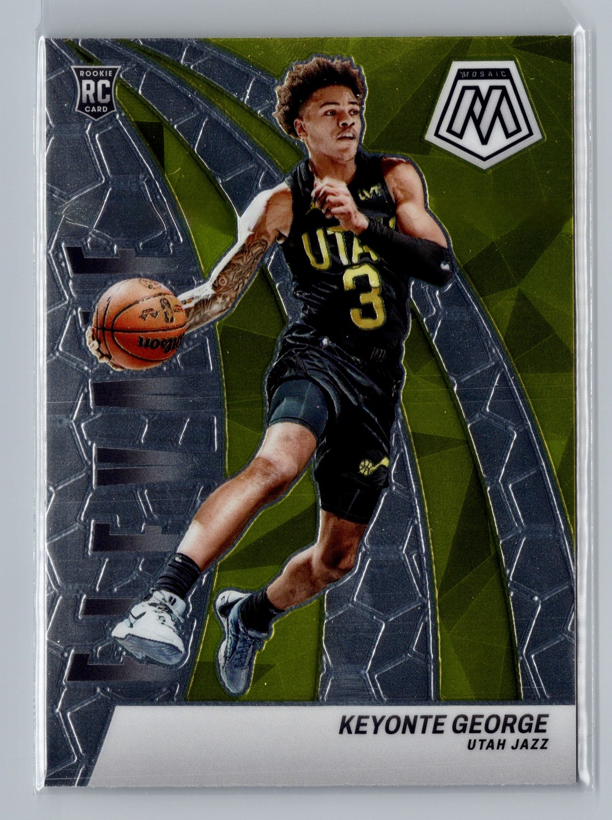 2023-24 Panini Mosaic - Keyonte George #22 Elevate Utah Jazz