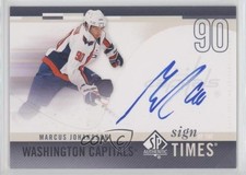 2010 SP Authentic Sign of the Times Marcus Johansson #SOT-MJ Rookie Auto RC 2d8