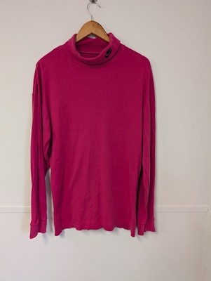 Vintage Nike Mock Neck Turtleneck Sweatshirt weiß XL 90s selten Retro Swoosh