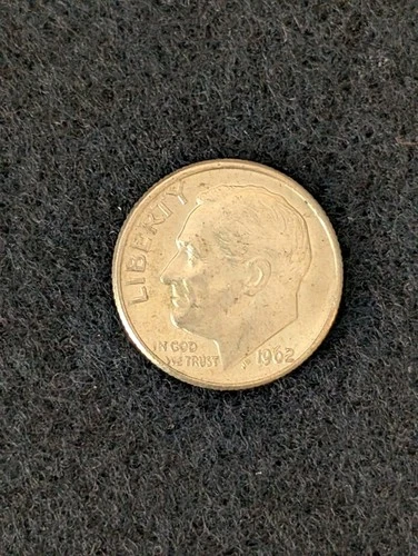 1962 D Roosevelt Silver Dime XF/AU