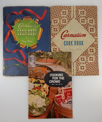 Carnation Cook Books Lot of 3 Recipes Illustrated Paperback Vintage