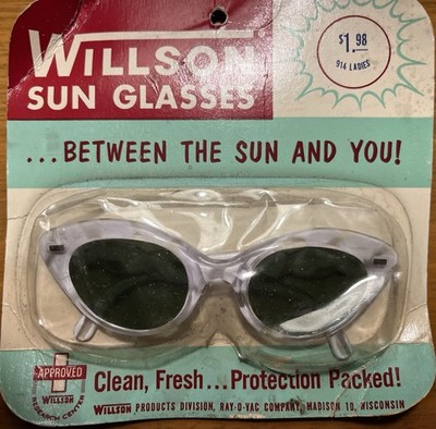 1950 s Vintage Cat-eye sunglasses: Willson Very Rare In The Original Package