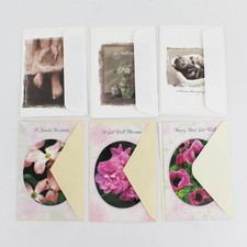 Lot of 9 Simple Charming Get Well Cards with Envelopes