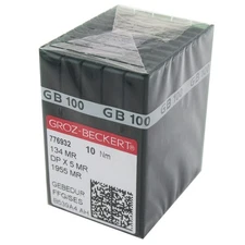 GROZ-BECKERT Needle in Clear Plastic Box-100 GROZ-BECKERT GEBEDUR 134 MR / 13...