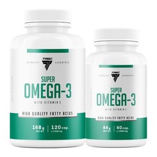 SUPER OMEGA-3 – 60–120 Kaps– Gesundheit: Herz, Sehkraft, Immunsystem, DHA & EPA