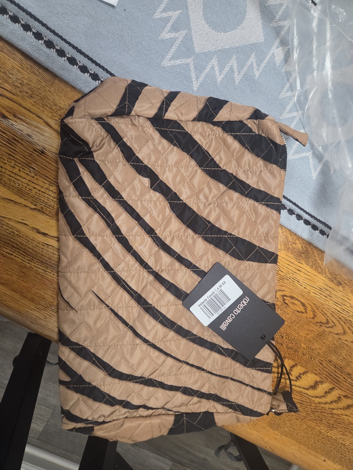 roberto cavalli Zebra Bag