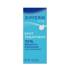 Differin Acne Spot Treatment, Max Strength, 10 Benzoyl Peroxide, 1oz