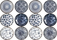 12 Pcs Soy Sauce Dishes Tiny Bowls 3 oz Dipping Bowls Condiment Sushi Elegant