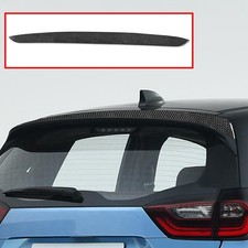 1 Pce Schwarz Kofferraum Dach Heckspoiler Kohlefaser für Honda Jazz 2020-2023 1 Pce Schwarz Kofferraum Dach Heckspoiler Kohlefaser für Honda Jazz 2020-2023